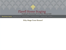 Tablet Screenshot of flavellstaging.com